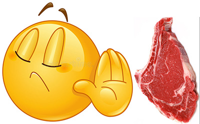 refuse red meat